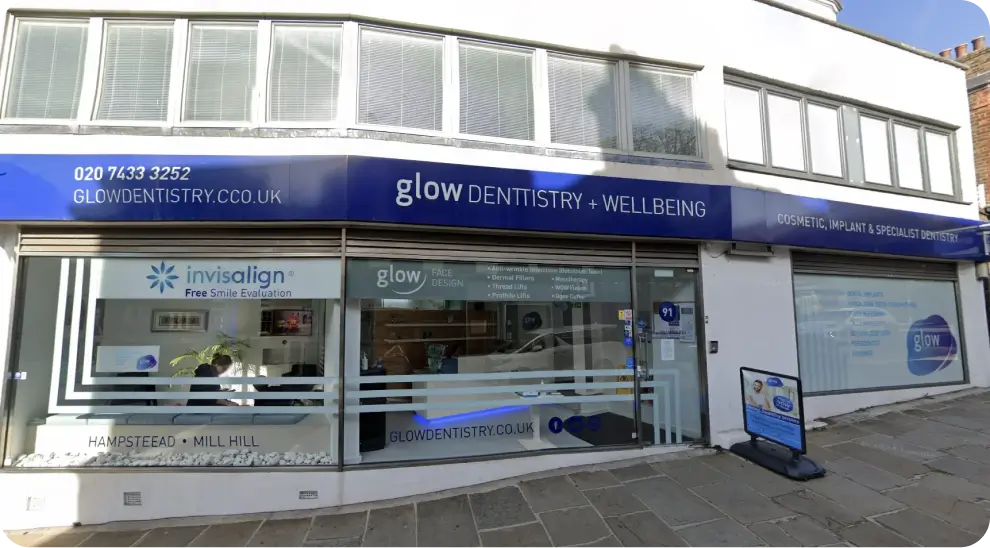 Glow Dentistry + Wellbeing, Hampstead clinic exterior